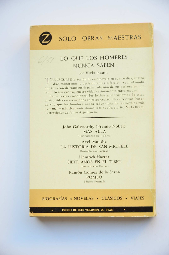 Libros: Lo que los hombres nunca saben - BAUM, Vicky - Foto 3