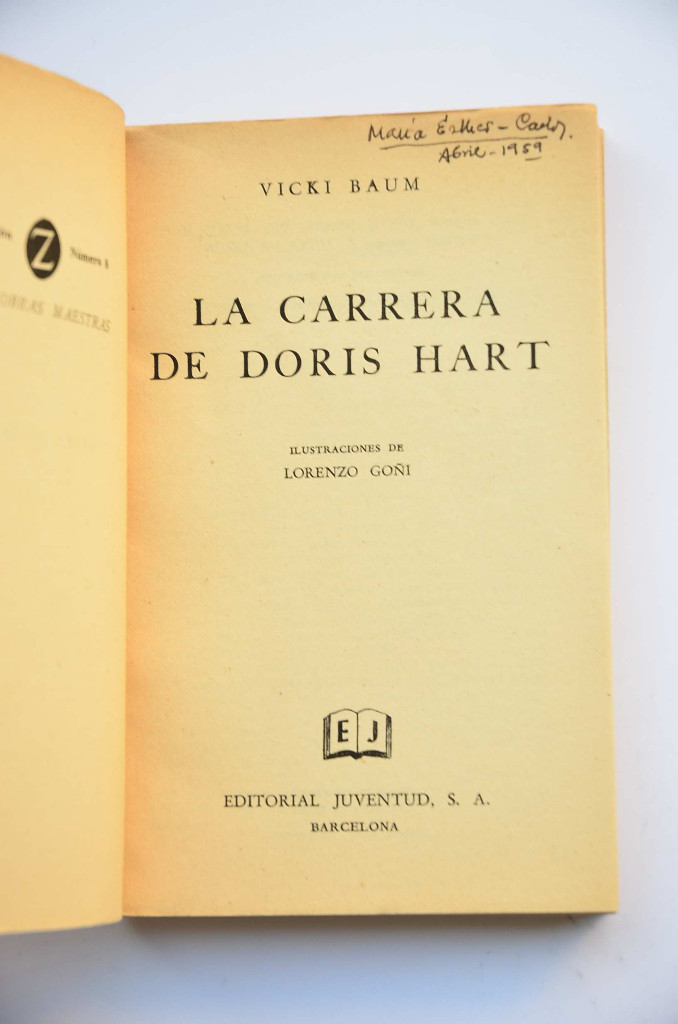 Libros: La carrera de Doris Hart - BAUM, Vicky - Foto 2