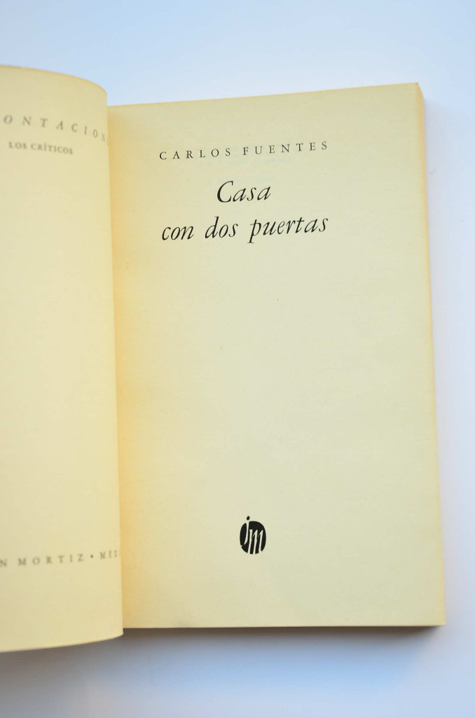 Libros: Casa con dos puertas - FUENTES, Carlos - Foto 2