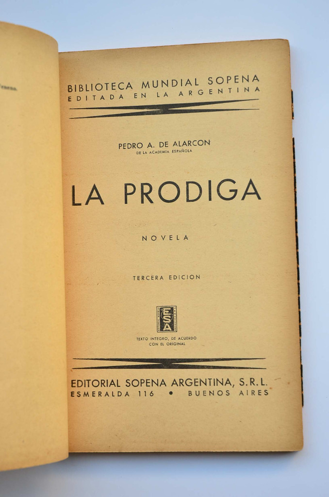 Libros: La pr&oacute;diga - ALARC&Oacute;N, Pedro Antonio de - Foto 2