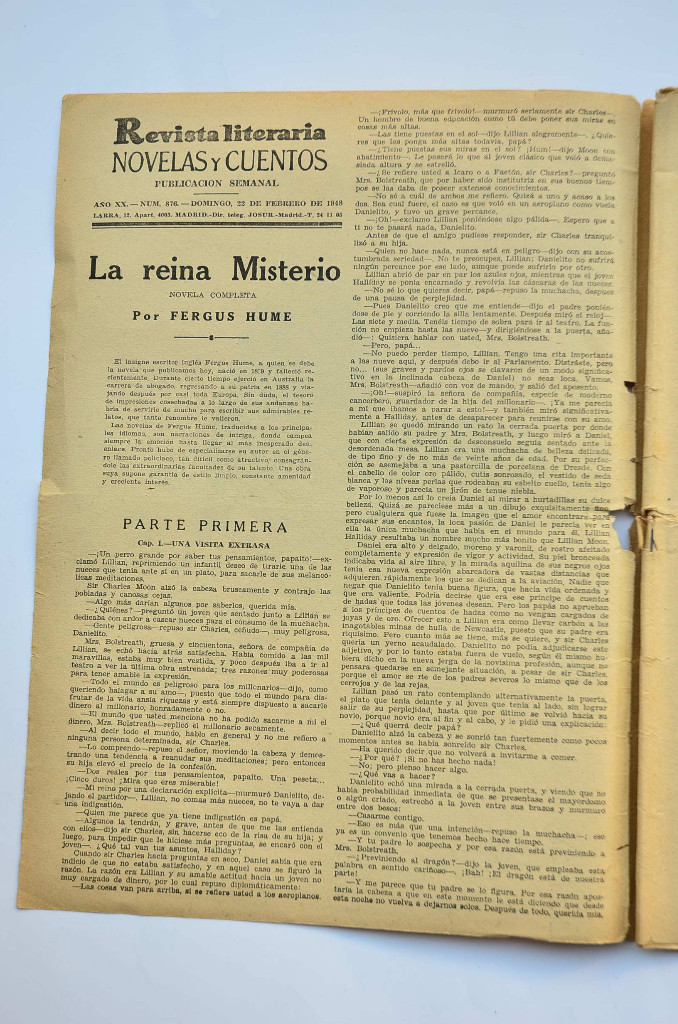 Libros: La reina del misterio - HUME, Fergus - Foto 2