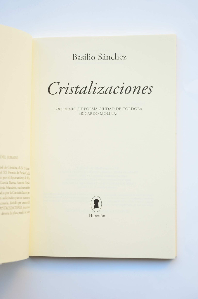 Libros: Cristalizaciones - S&Aacute;NCHEZ, Basilio - Foto 2