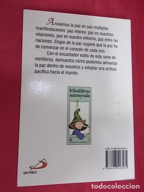 Libros: ELOGIO DE LA PAZ. CAROL ANN MORROW. SAN PABLO. - Foto 3