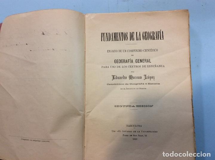 Libros: Fundamentos de la geograf&iacute;a firmado autor - Foto 3