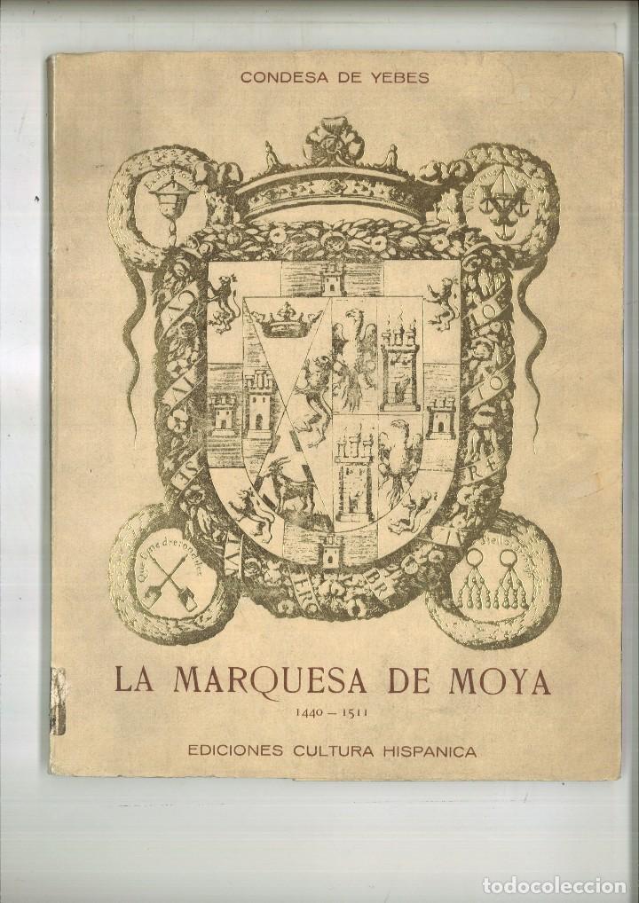 Libros: LA MARQUESA DE MOYA. Condesa de Yebes - Foto 1