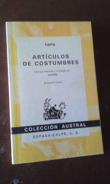 Libros: LARRA, Mariano De - ARTICULOS DE COSTUMBRES. - Foto 1