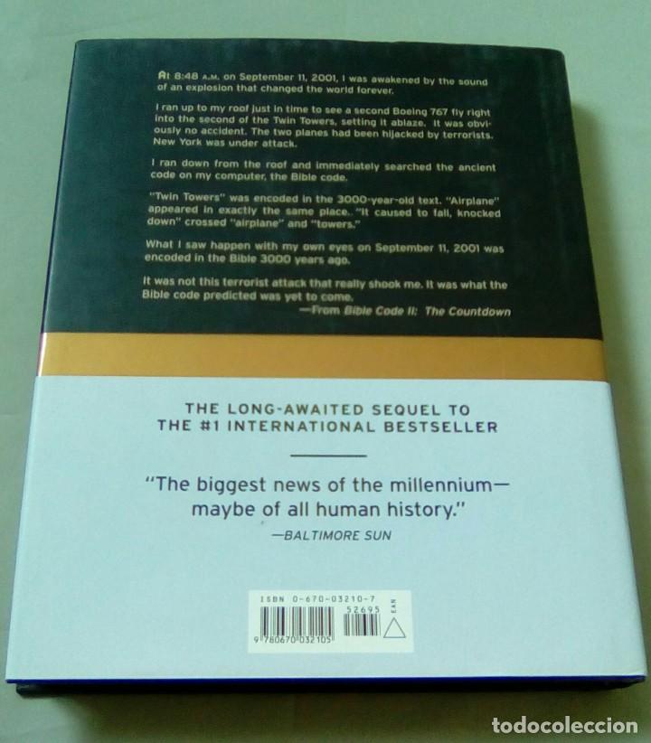 Libros: BIBLE CODE II.- THE COUNTDOWN.-MICHAEL DROSNIN. (LIBRO ESCRITO EN INGLES) - Foto 2