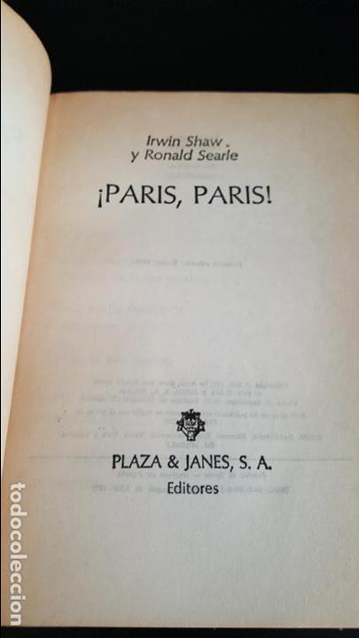 Libros: PARIS PARIS.  Irwin Shaw y Ronald Searle - Foto 4