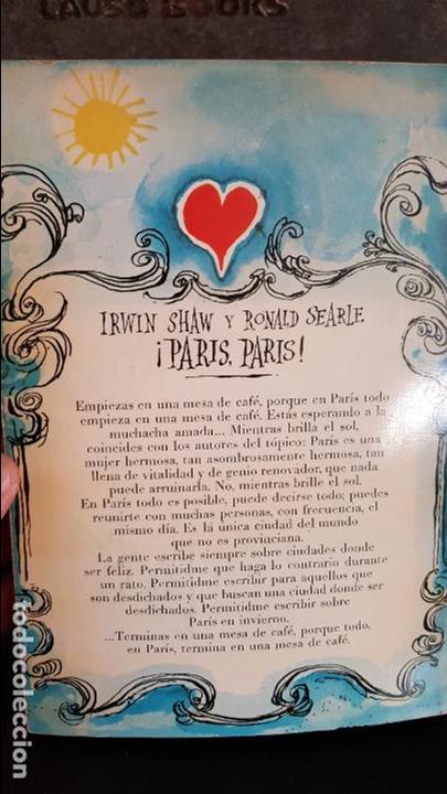 Libros: PARIS PARIS.  Irwin Shaw y Ronald Searle - Foto 6