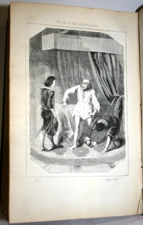 Libros: Historia de Gil Blas de Santillana. 2 tomos - LE SAGE, M. - Foto 3