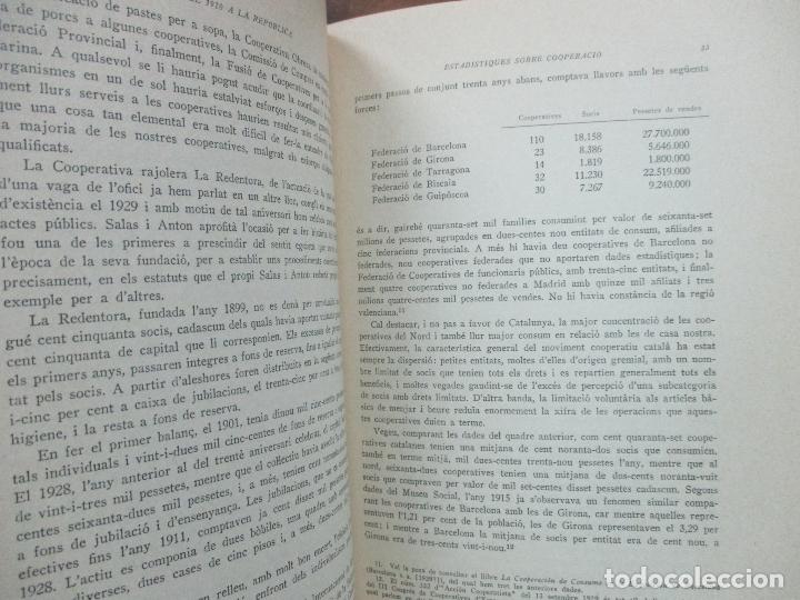 Libros: LES COOPERATIVES A CATALUNYA. - P&Eacute;REZ I BAR&Oacute;, Albert. - Foto 4