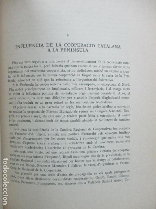 Libros: LES COOPERATIVES A CATALUNYA. - P&Eacute;REZ I BAR&Oacute;, Albert. - Foto 5
