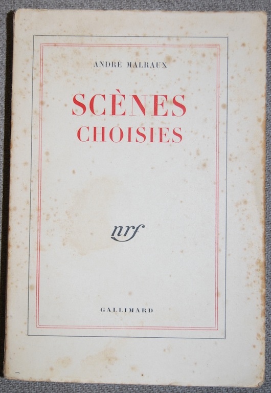 Libros: SCENES CHOISIES - MALRAUX, Andr&eacute; - Foto 1