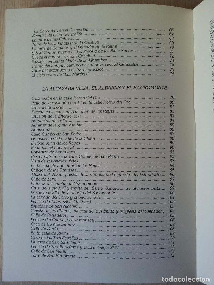 Libros: ENRIQUE VILLAR YEBRA - IMPRESIONES DE GRANADA - EDICIONES ALBAIDA - Foto 6