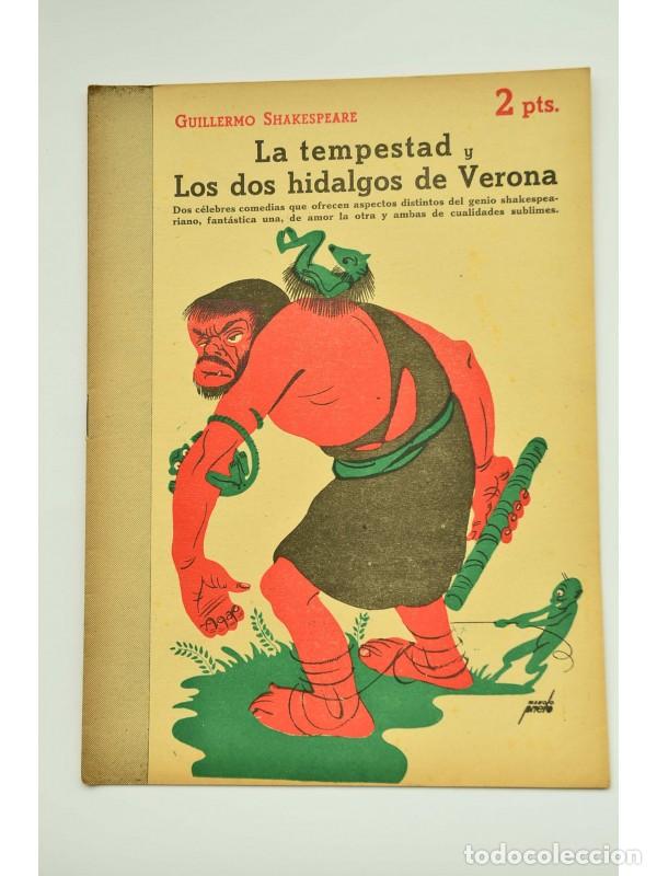 Libros: La tempestad y Los dos hidalgos de Verona - Shakespeare, William - Foto 1
