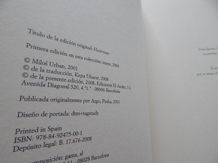 Libros: El mago del agua - Milos Urban - Foto 5
