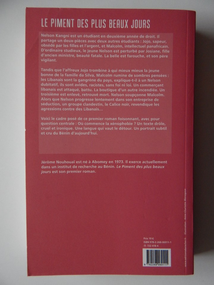 Libros: Le piment des plus beaux jours - J&eacute;r&ocirc;me Nouhoua&iuml; - Foto 2