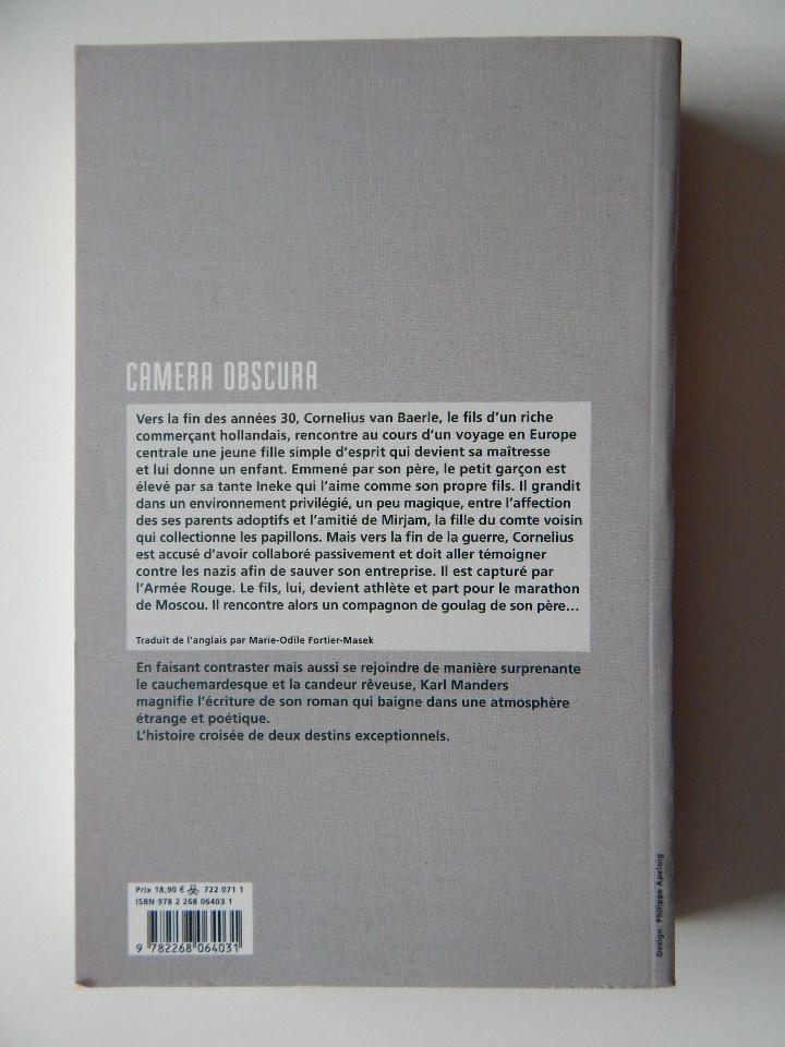 Libros: Camera obscura - Karl Manders, 2008 - Libro en franc&eacute;s - Foto 2