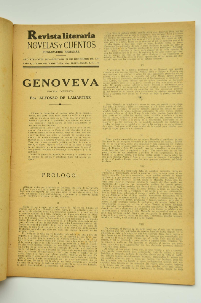 Libros: Genoveva - LAMARTINE, Alphonse de - Foto 2
