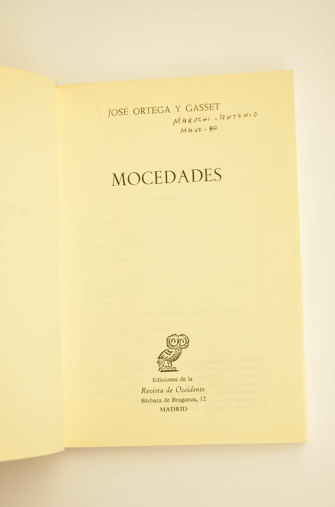 Libros: Mocedades - ORTEGA Y GASSET, Jos&eacute; - Foto 2