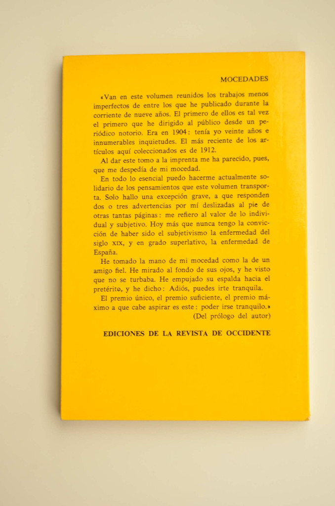 Libros: Mocedades - ORTEGA Y GASSET, Jos&eacute; - Foto 3