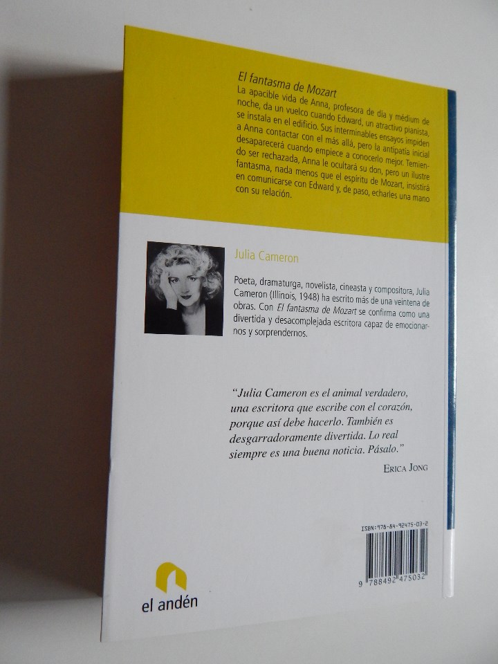 Libros: El fantasma de Mozart - Julia Cameron - Foto 3