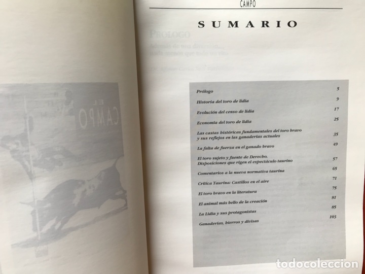 Libros: El campo. Monogr&aacute;fico, el,toro de lidia - Foto 2
