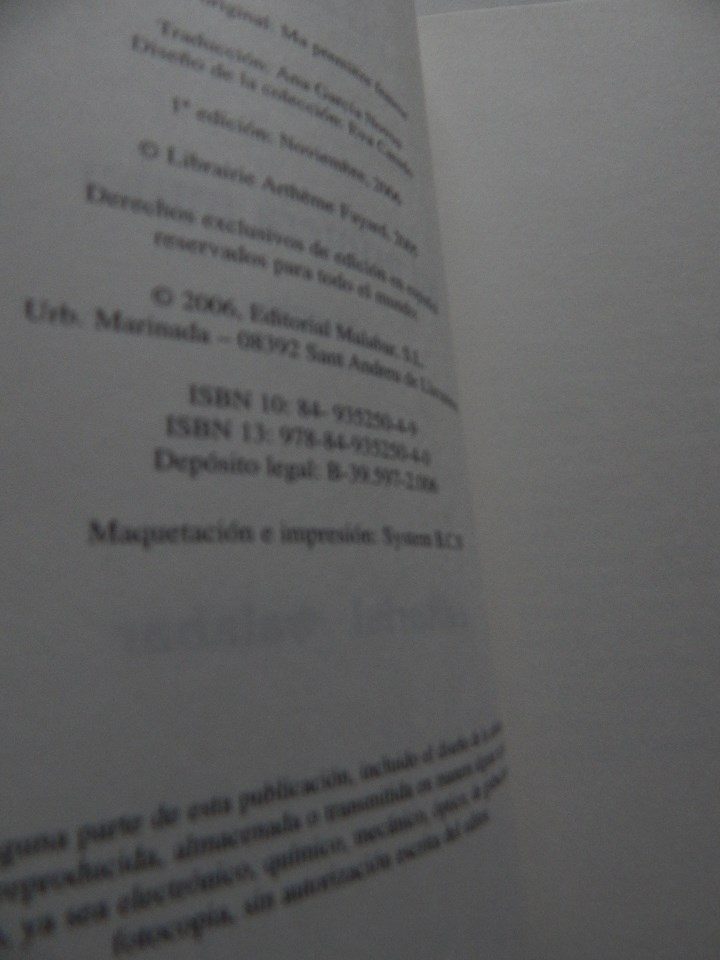 Libros: Mi primera mujer - Yann Queff&eacute;lec - Foto 5