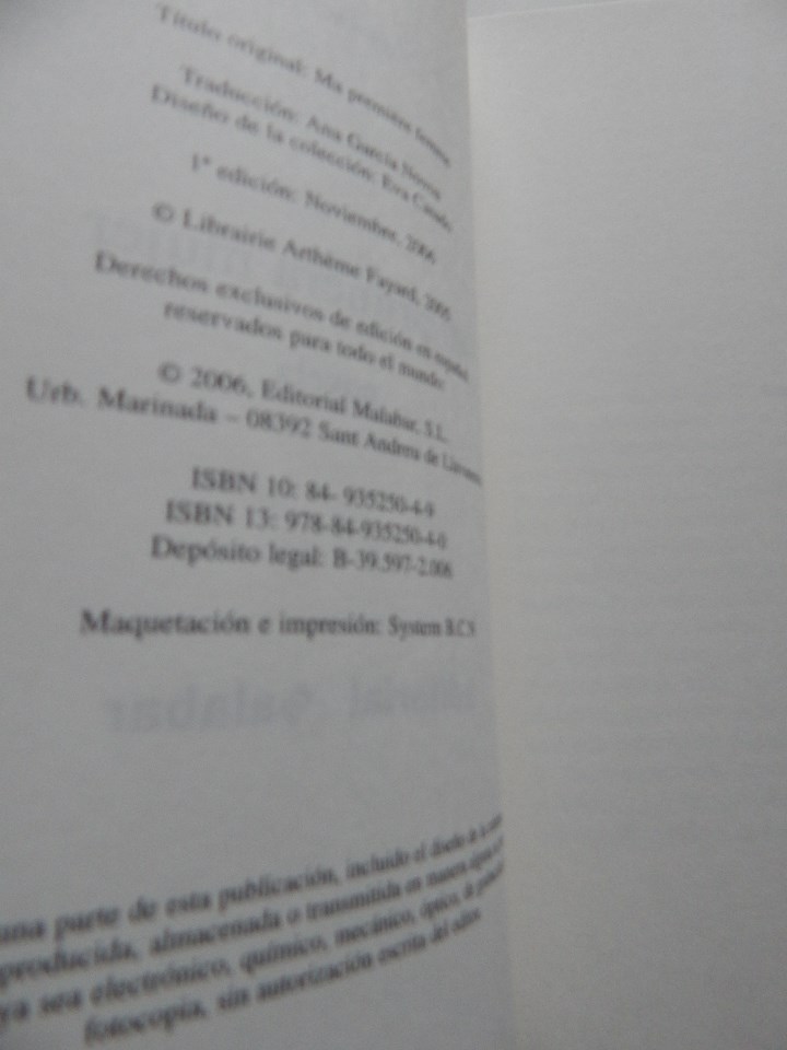 Libros: Mi primera mujer - Yann Queff&eacute;lec - Foto 6