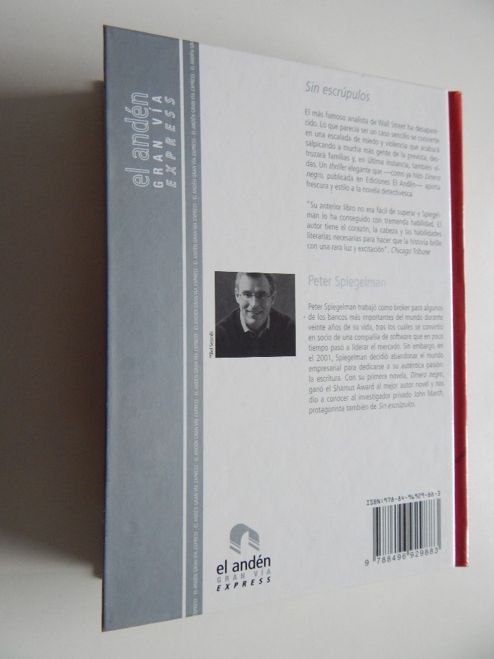 Libros: Sin escr&uacute;pulos - Peter Spiegelman, 2008 - Foto 3