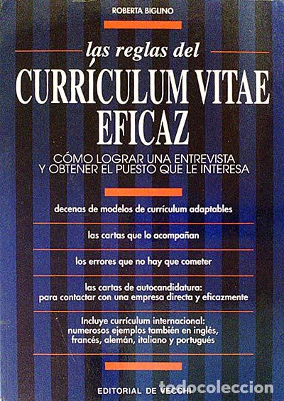 Libros: Las reglas de un curriculum vitae eficaz - Roberta Biglino - Foto 1