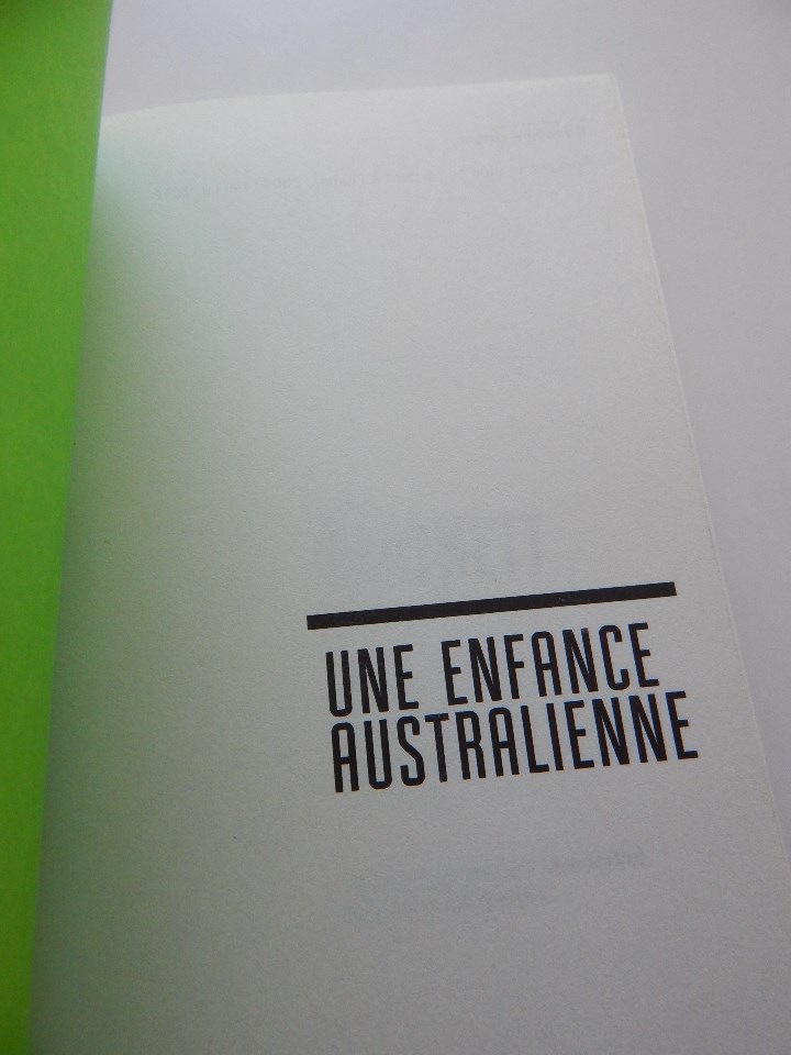 Libros: Une enfance australienne - Sonya Hartnett 2010 - Foto 4