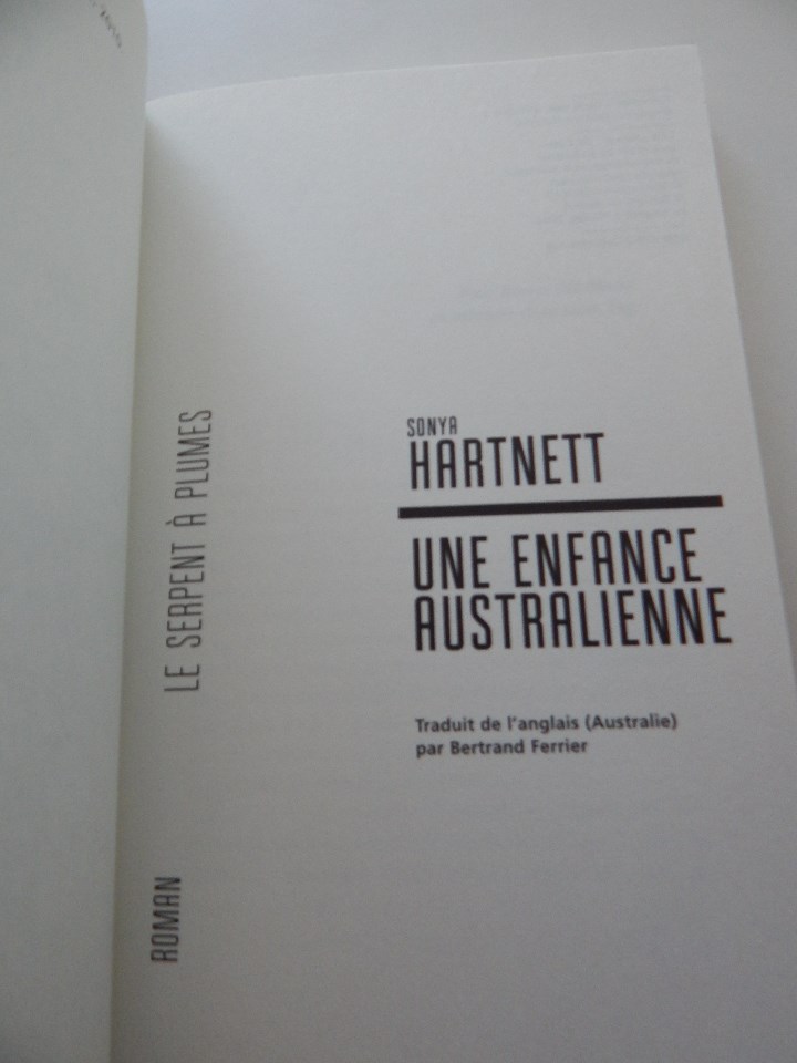 Libros: Une enfance australienne - Sonya Hartnett 2010 - Foto 3
