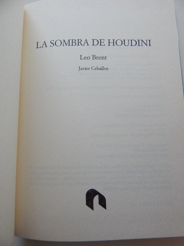 Libros: La sombra de Houdini - Leo Brent Robillard - Foto 4