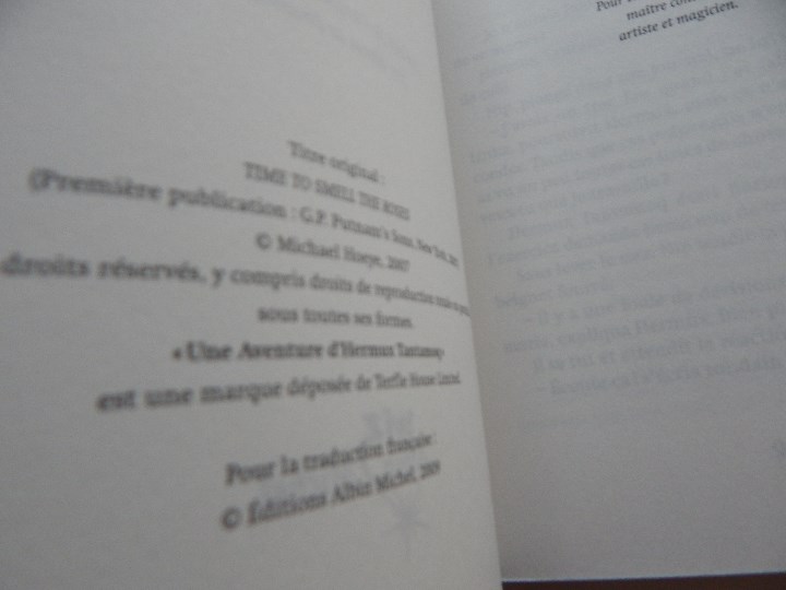Libros: L &eacute;lixir de Rose . Une aventure d&acute;Hermux Tantamoq - Michael Hoeye 2009 - Libro franc&eacute;s - Foto 5