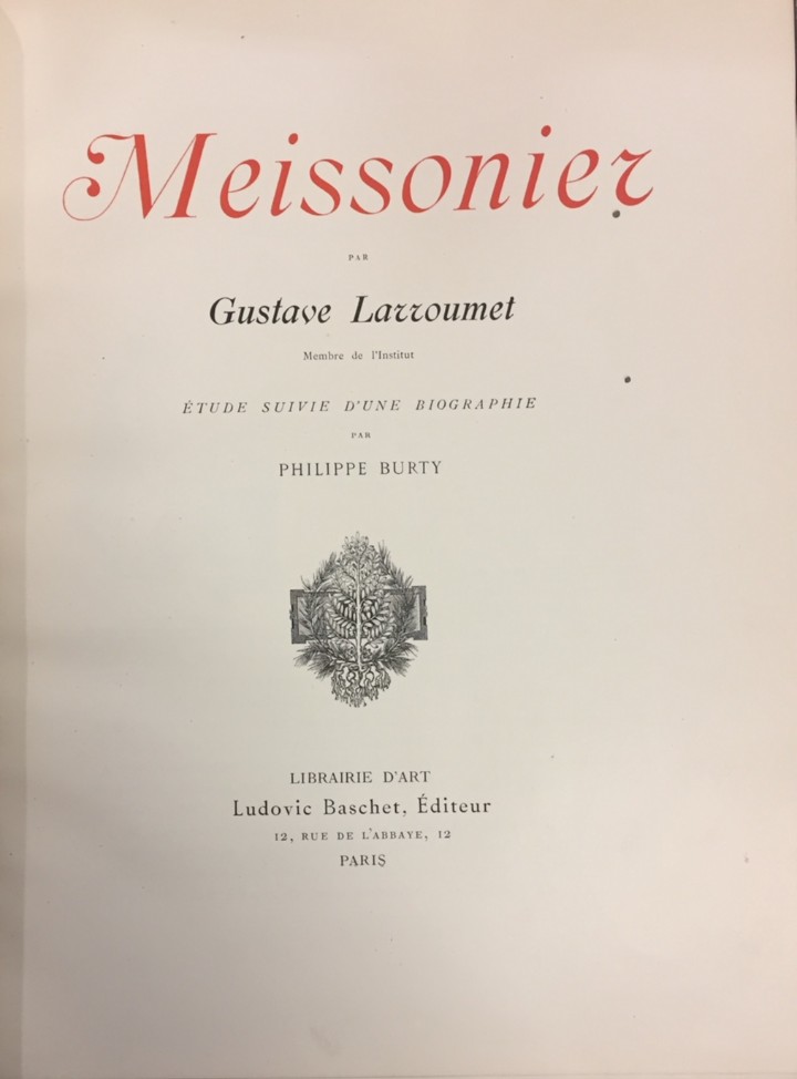 Libros: Gustave Larroumet . Meissonier - Foto 2