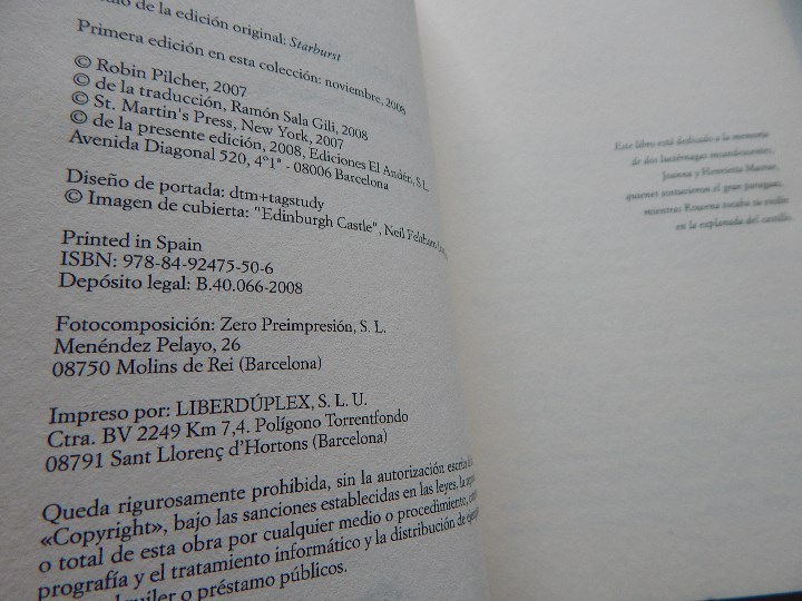 Libros: Lluvia de estrellas - Robin Pilcher, 2008 - Foto 5