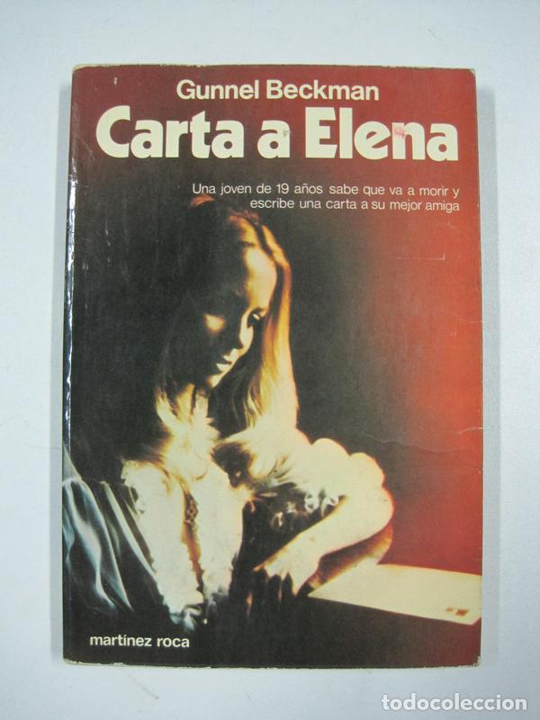 Libros: Carta a Elena / Gunnel Beckman - Foto 1