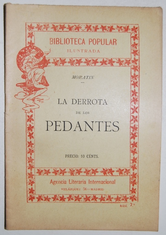 Libros: LA DERROTA DE LOS PEDANTES - MORATIN - Foto 1