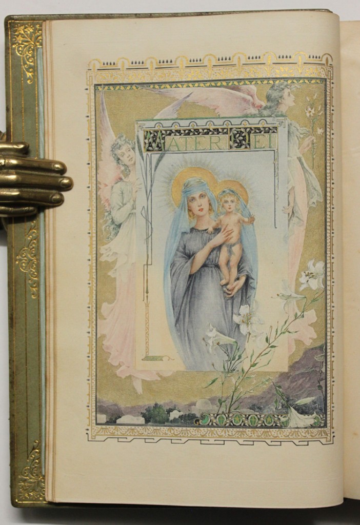 Libros: LES HEURES DE LA TR&Egrave;S-SAINTE VIERGE. 1895. Edici&oacute;n de 30 ejemplares - Foto 6