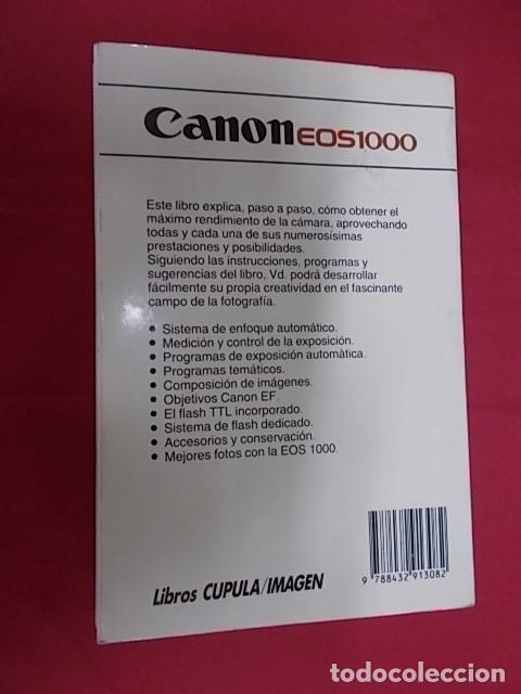 Libros: CANON. EOS 1000. HEINER HENNINGES. LIBROS CUPULA. 1992.. 1&ordf; EDICI&Oacute;N - Foto 4