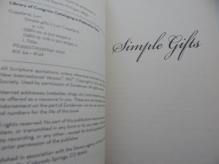 Libros: Simple gifts - Loris Copeland, 2007 - Libro en ingl&eacute;s - Foto 5