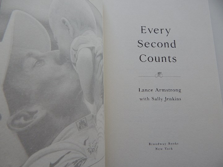 Libros: Every Second Counts - Lance Armstrong with Sally Jenkins 2003 - Foto 8