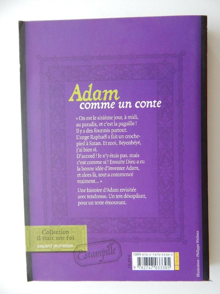 Libros: Adam comme un conte - Martine Laffon 2010 - Libro franc&eacute;s - Foto 2