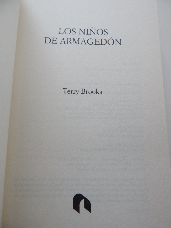 Libros: Los ni&ntilde;os de Armaged&oacute;n - Terry Brooks - Foto 4
