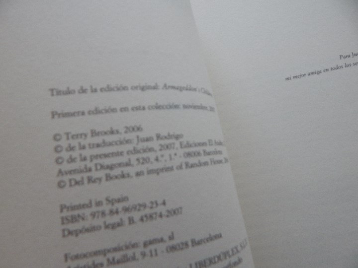 Libros: Los ni&ntilde;os de Armaged&oacute;n - Terry Brooks - Foto 5