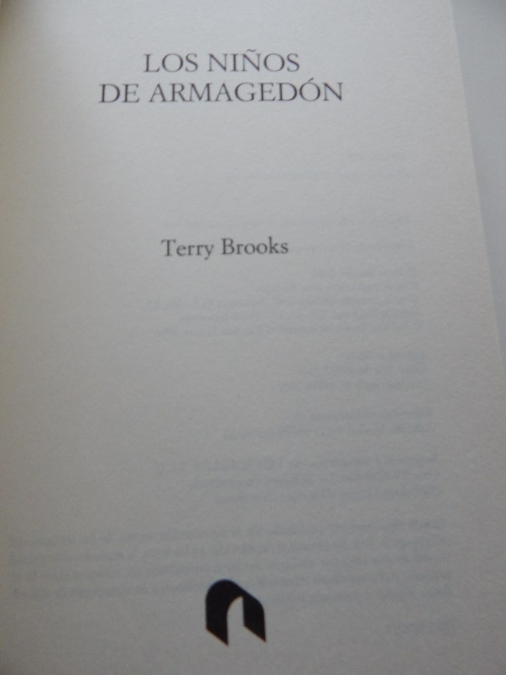 Libros: Los ni&ntilde;os de Armaged&oacute;n - Terry Brooks - Foto 5