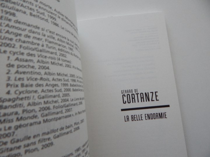 Libros: La Belle Endormie - G&eacute;rard de Cortanze, 2009 - Libro franc&eacute;s - Foto 6