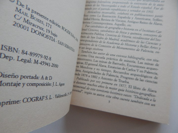 Libros: El libro de &Aacute;lava - Ricardo Becerro de Bengoa - Foto 6