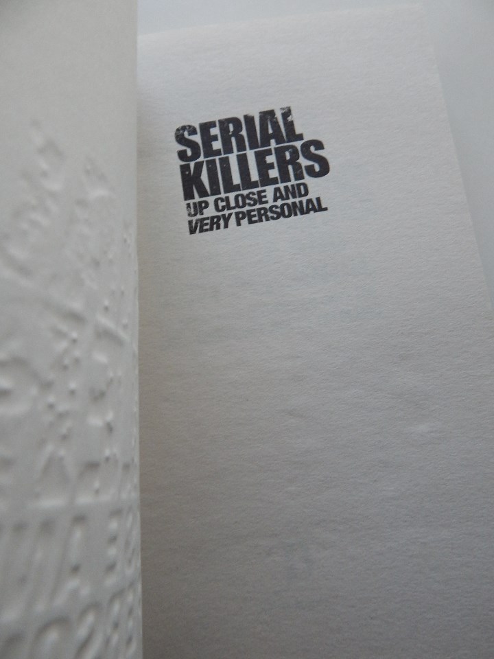 Libros: Serial Killers. Up close and very personal - Victoria Redstall - 2011 - Ingl&eacute;s - Foto 3